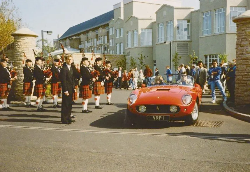 JC on ecurie ecosse tour in 1992 and 1993 - California Spyder.